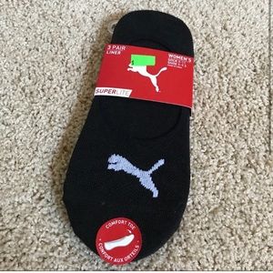 3 pair Puma women’s no show socks